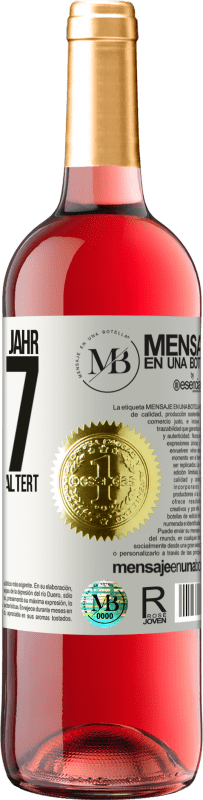«Hergestellt im Jahr 1967. Bis zur Perfektion gealtert» ROSÉ Ausgabe