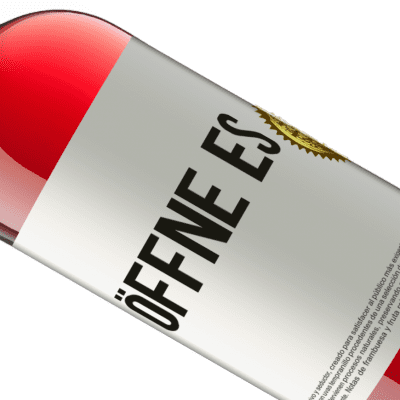 Einzigartige und Persönliche Ausdrücke. «Öffne es» ROSÉ Ausgabe
