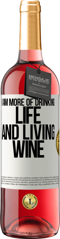 Free Shipping | Rosé Wine ROSÉ Edition I am more of drinking life and living wine White Label. Customizable label Young wine Harvest 2023 Tempranillo