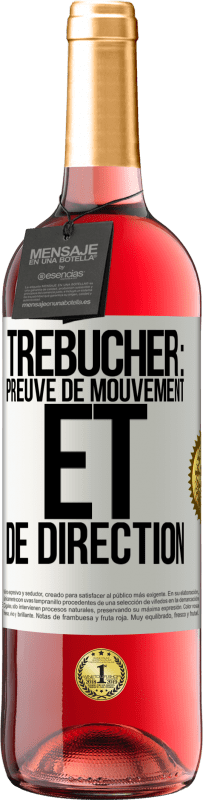 29,95 € | Vin rosé Édition ROSÉ Trébucher: preuve de mouvement et de direction Étiquette Blanche. Étiquette personnalisable Vin jeune Récolte 2025 Tempranillo