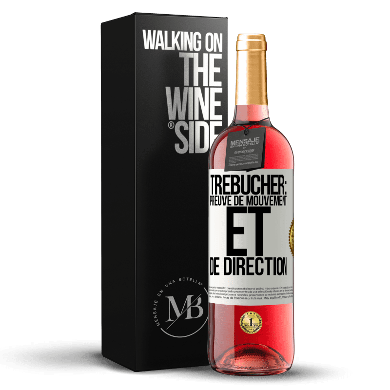 29,95 € Envoi gratuit | Vin rosé Édition ROSÉ Trébucher: preuve de mouvement et de direction Étiquette Blanche. Étiquette personnalisable Vin jeune Récolte 2023 Tempranillo