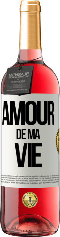 29,95 € | Vin rosé Édition ROSÉ Amour de ma vie Étiquette Blanche. Étiquette personnalisable Vin jeune Récolte 2024 Tempranillo