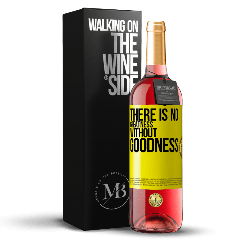 29,95 € Free Shipping | Rosé Wine ROSÉ Edition There is no greatness without goodness Yellow Label. Customizable label Young wine Harvest 2024 Tempranillo