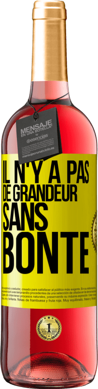 29,95 € | Vin rosé Édition ROSÉ Il n'y a pas de grandeur sans bonté Étiquette Jaune. Étiquette personnalisable Vin jeune Récolte 2024 Tempranillo