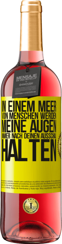«In einem Meer von Menschen werden meine Augen immer nach deinen Ausschau halten» ROSÉ Ausgabe