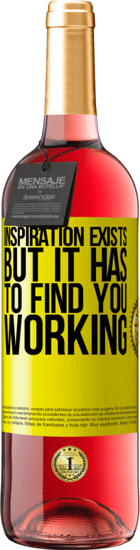 29,95 € | 桃红葡萄酒 ROSÉ版 存在灵感，但必须找到工作 黄色标签. 可自定义的标签 青年酒 收成 2025 Tempranillo