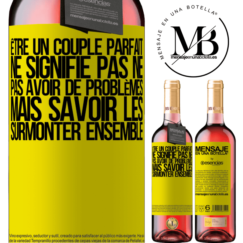 «Être un couple parfait ne signifie pas ne pas avoir de problèmes, mais savoir les surmonter ensemble» Édition ROSÉ