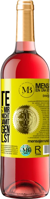 «Eines Tages gehörte ich mehr dir als mir und du wusstest nicht, was du damit anfangen sollst» ROSÉ Ausgabe