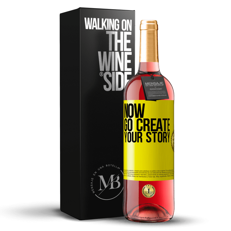 29,95 € Free Shipping | Rosé Wine ROSÉ Edition Now, go create your story Yellow Label. Customizable label Young wine Harvest 2023 Tempranillo