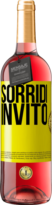 «Sorridi, invito» Edizione ROSÉ