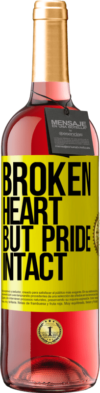 29,95 € | Rosé Wine ROSÉ Edition The broken heart But pride intact Yellow Label. Customizable label Young wine Harvest 2023 Tempranillo