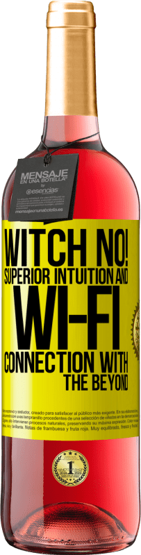 29,95 € | Rosé Wine ROSÉ Edition witch no! Superior intuition and Wi-Fi connection with the beyond Yellow Label. Customizable label Young wine Harvest 2023 Tempranillo