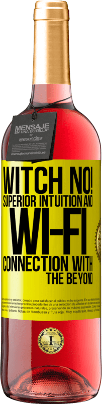 29,95 € Free Shipping | Rosé Wine ROSÉ Edition witch no! Superior intuition and Wi-Fi connection with the beyond Yellow Label. Customizable label Young wine Harvest 2024 Tempranillo