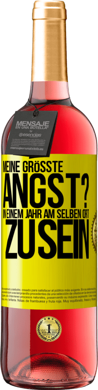 «Meine größte Angst? In einem Jahr am selben Ort zu sein» ROSÉ Ausgabe