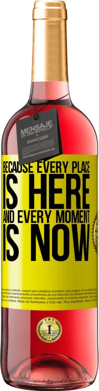 29,95 € Free Shipping | Rosé Wine ROSÉ Edition Because every place is here and every moment is now Yellow Label. Customizable label Young wine Harvest 2025 Tempranillo