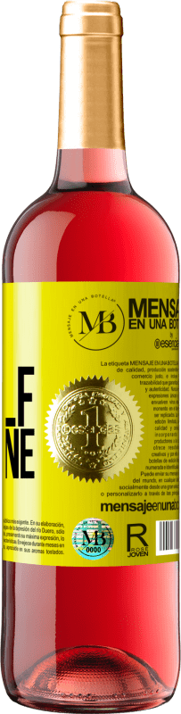 «Me, myself and wine» Edizione ROSÉ