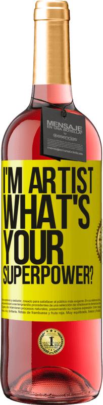 «I'm artist. What's your superpower?» ROSÉ Ausgabe