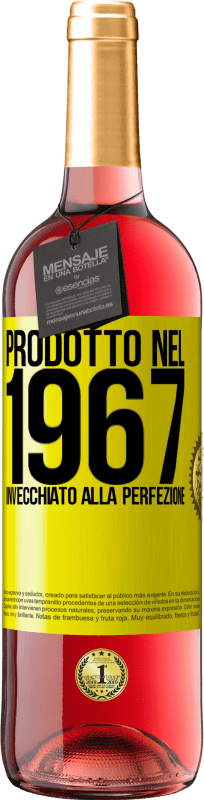 29,95 € | Vino rosato Edizione ROSÉ Prodotto nel 1967. Invecchiato alla perfezione Etichetta Gialla. Etichetta personalizzabile Vino giovane Raccogliere 2025 Tempranillo