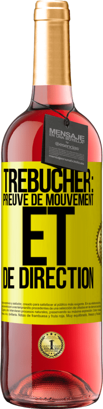 29,95 € | Vin rosé Édition ROSÉ Trébucher: preuve de mouvement et de direction Étiquette Jaune. Étiquette personnalisable Vin jeune Récolte 2024 Tempranillo