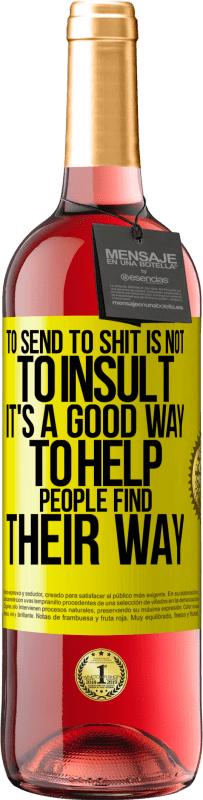 «Послать в говно - не оскорбить. Это хороший способ помочь людям найти свой путь» Издание ROSÉ