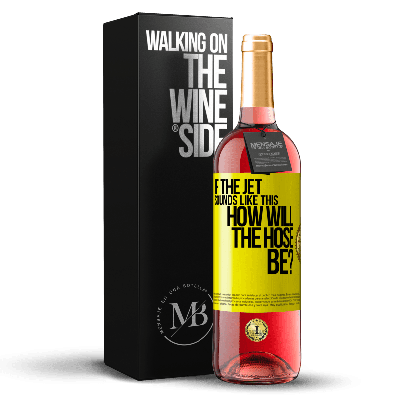 29,95 € Free Shipping | Rosé Wine ROSÉ Edition If the jet sounds like this, how will the hose be? Yellow Label. Customizable label Young wine Harvest 2023 Tempranillo