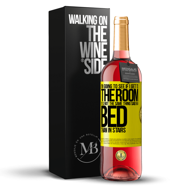 29,95 € Free Shipping | Rosé Wine ROSÉ Edition I'm going to see if I get to the room. It is not the same thing said in a bed than in stairs Yellow Label. Customizable label Young wine Harvest 2023 Tempranillo