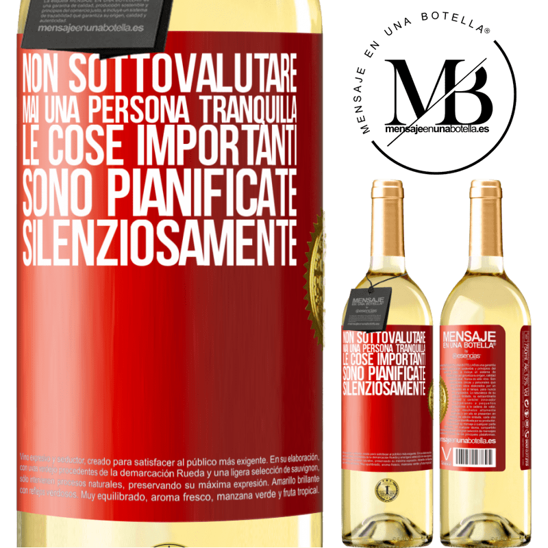 29,95 € Spedizione Gratuita  Vino rosato Edizione ROSÉ Non sottovalutare  mai una persona tranquilla