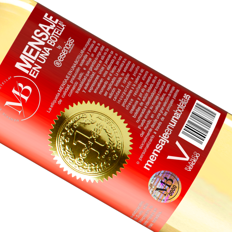 限定版. «そして、このボトルを飲んで過ごすのに良い時間は？» WHITEエディション
