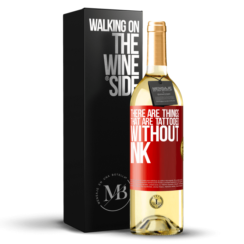 29,95 € Free Shipping | White Wine WHITE Edition There are things that are tattooed without ink Red Label. Customizable label Young wine Harvest 2025 Verdejo