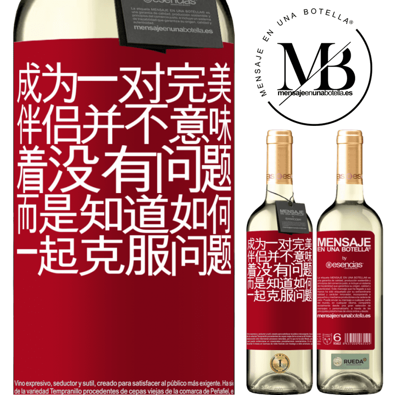 «成为一对完美伴侣并不意味着没有问题，而是知道如何一起克服问题» WHITE版