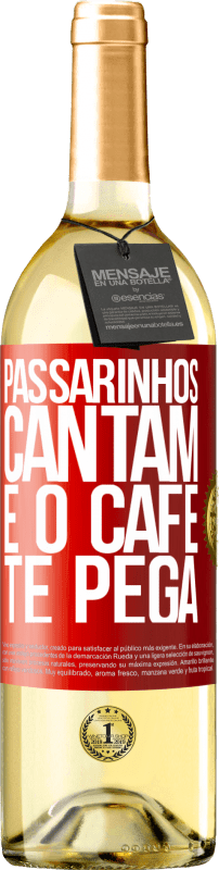«Passarinhos cantam e o café te pega» Edição WHITE