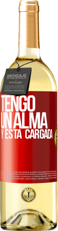 29,95 € | 白葡萄酒 WHITE版 Tengo un alma y está cargada 红色标签. 可自定义的标签 青年酒 收成 2024 Verdejo