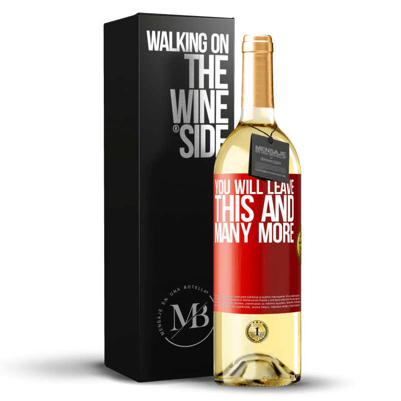29,95 € Free Shipping | White Wine WHITE Edition You will leave this and many more Red Label. Customizable label Young wine Harvest 2023 Verdejo