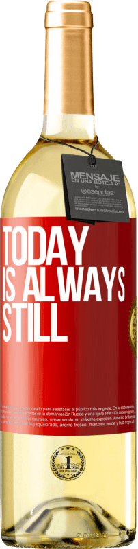 29,95 € | White Wine WHITE Edition Today is always still Red Label. Customizable label Young wine Harvest 2024 Verdejo