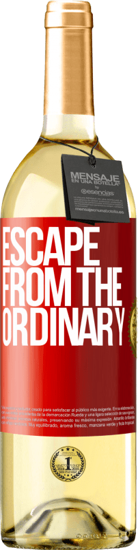 «Escape from the ordinary» WHITE Edition