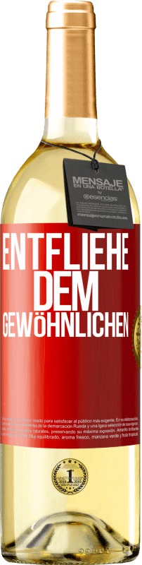 29,95 € Kostenloser Versand | Weißwein WHITE Ausgabe Entfliehe dem Gewöhnlichen Rote Markierung. Anpassbares Etikett Junger Wein Ernte 2025 Verdejo