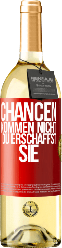 «Chancen kommen nicht. Du erschaffst sie» WHITE Ausgabe