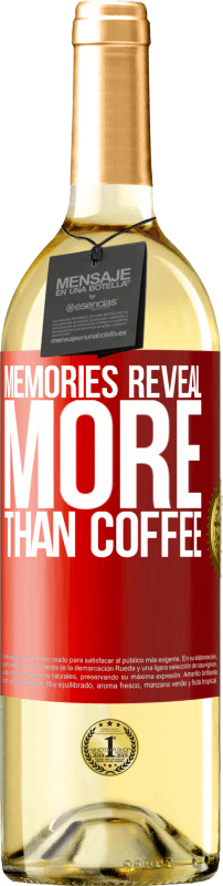 «Memories reveal more than coffee» WHITE Edition