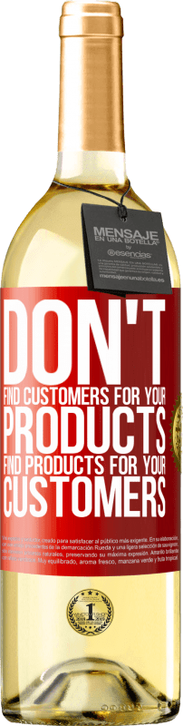 «Не находите покупателей для ваших товаров, ищите товары для ваших клиентов» Издание WHITE