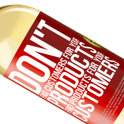 Unique & Personal Expressions. «Don't find customers for your products, find products for your customers» WHITE Edition