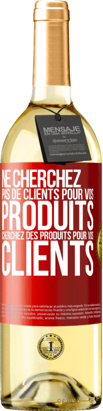 29,95 € | Vin blanc Édition WHITE Ne cherchez pas de clients pour vos produits cherchez des produits pour vos clients Étiquette Rouge. Étiquette personnalisable Vin jeune Récolte 2024 Verdejo