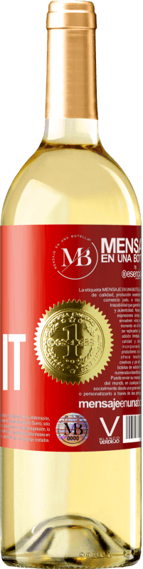 «Wine about it» WHITE Edition