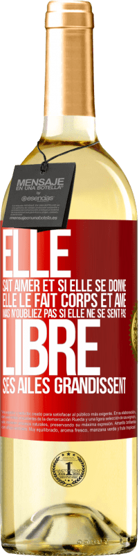 29,95 € Envoi gratuit | Vin blanc Édition WHITE Il sait aimer, et s'il se donne, il le fait corps et âme. Mais n'oubliez pas, si vous ne vous sentez pas libre, vos ailes Étiquette Rouge. Étiquette personnalisable Vin jeune Récolte 2022 Verdejo