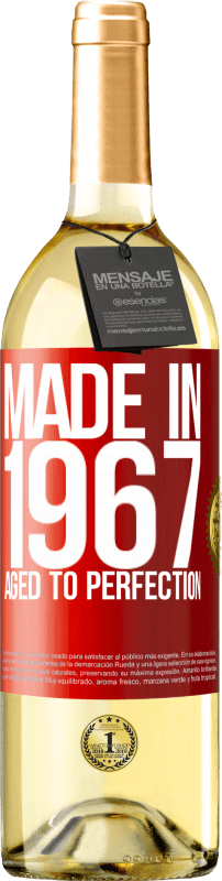 29,95 € | Белое вино Издание WHITE Сделано в 1967 году. В совершенстве Красная метка. Настраиваемая этикетка Молодое вино Урожай 2023 Verdejo
