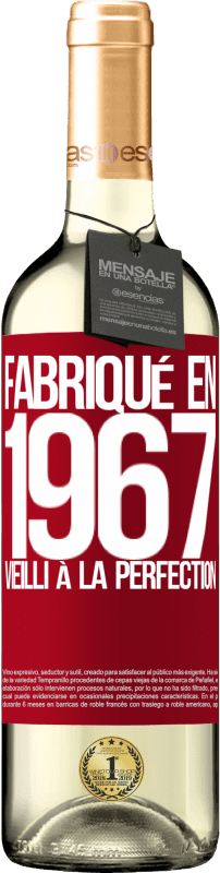 29,95 € | Vin blanc Édition WHITE Fabriqué en 1967. Vieilli à la perfection Étiquette Rouge. Étiquette personnalisable Vin jeune Récolte 2023 Verdejo