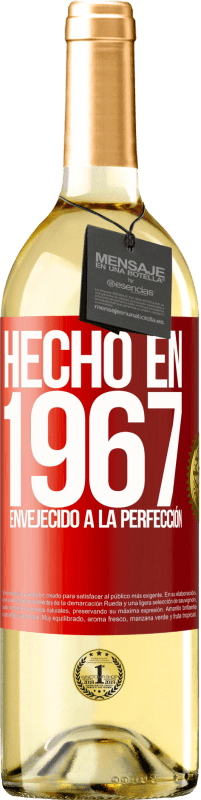 29,95 € | Vino Blanco Edición WHITE Hecho en 1967. Envejecido a la perfección Etiqueta Roja. Etiqueta personalizable Vino joven Cosecha 2025 Verdejo