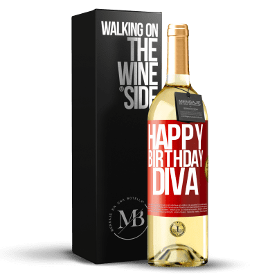 «Happy birthday Diva» WHITE Edition