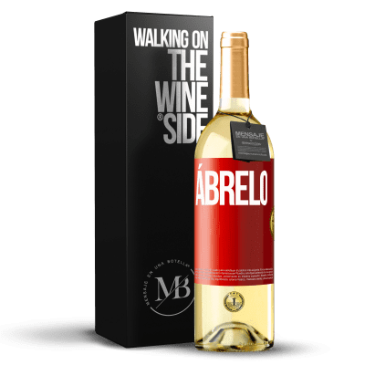 «Ábrelo» Edición WHITE