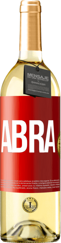 29,95 € | Vinho branco Edição WHITE Abra Etiqueta Vermelha. Etiqueta personalizável Vinho jovem Colheita 2023 Verdejo