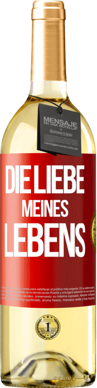 29,95 € | Weißwein WHITE Ausgabe Die Liebe meines Lebens Rote Markierung. Anpassbares Etikett Junger Wein Ernte 2023 Verdejo